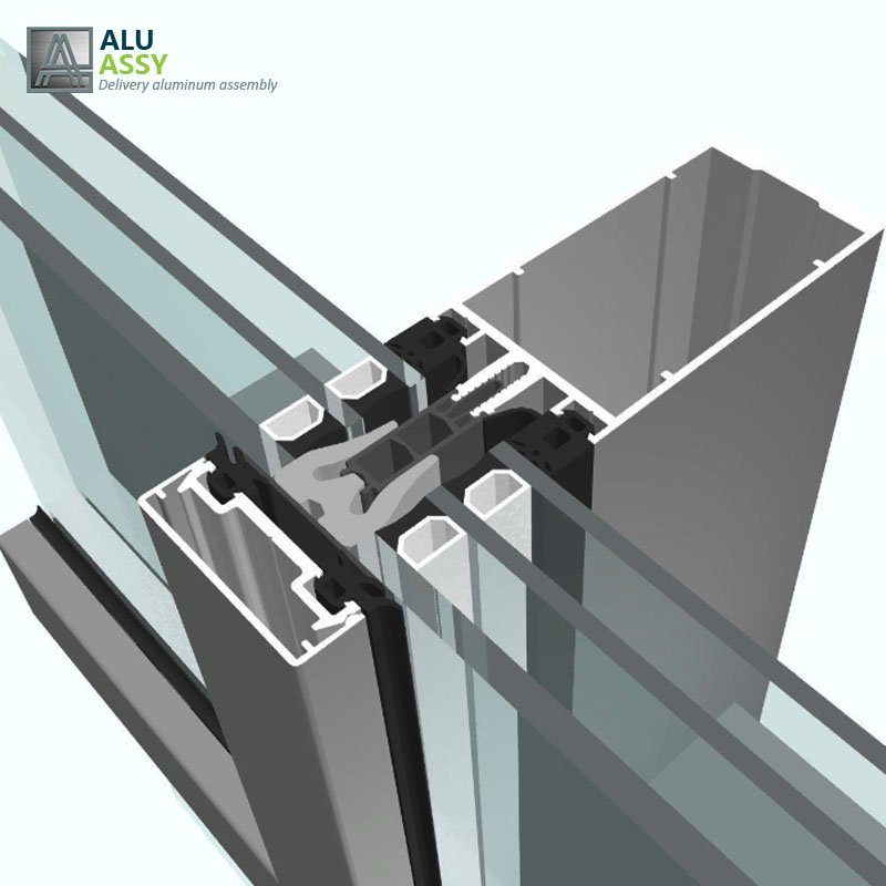 Double glazed sliding door window frame aluminum profiles are available for Peru