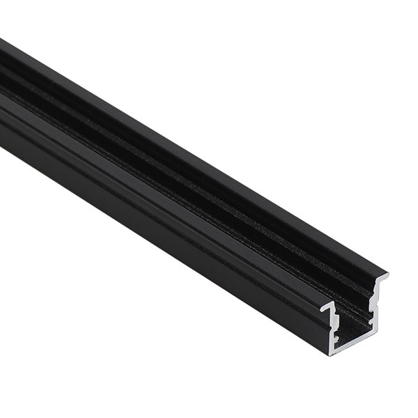 Trendy Design Available in a Variety of Colors Black LED aluminum profile Strip surface mounted frame less LED aluminum groove