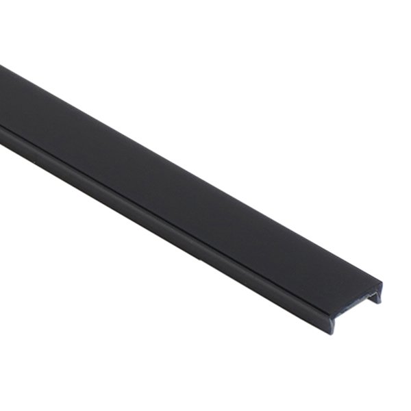 Trendy Design Available in a Variety of Colors Black LED aluminum profile Strip surface mounted frame less LED aluminum groove