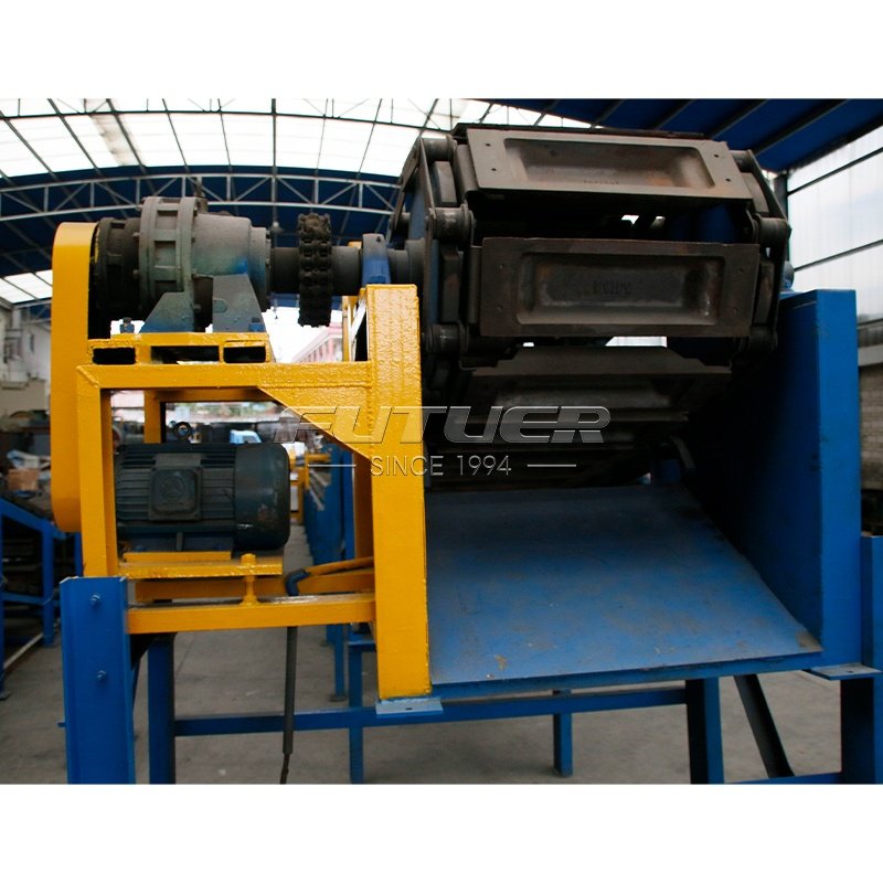 Automatic ingot conveyor continuous aluminum copper ingot production line casting machine