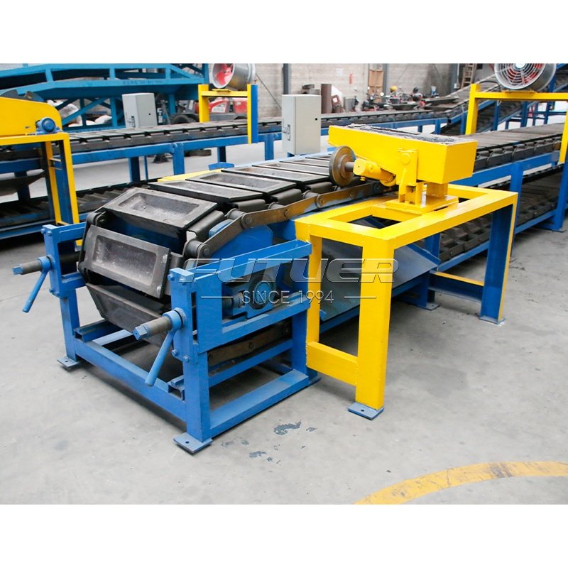 Automatic ingot conveyor continuous aluminum copper ingot production line casting machine