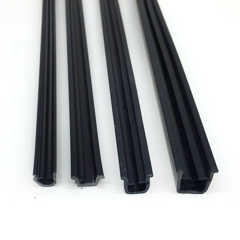 Black Rubber PCV Cover Soft T-slot U Strip Edge Shield Encloser Bound Glass Metal Wood Panel Board Sheet for Cabinet Vehicle