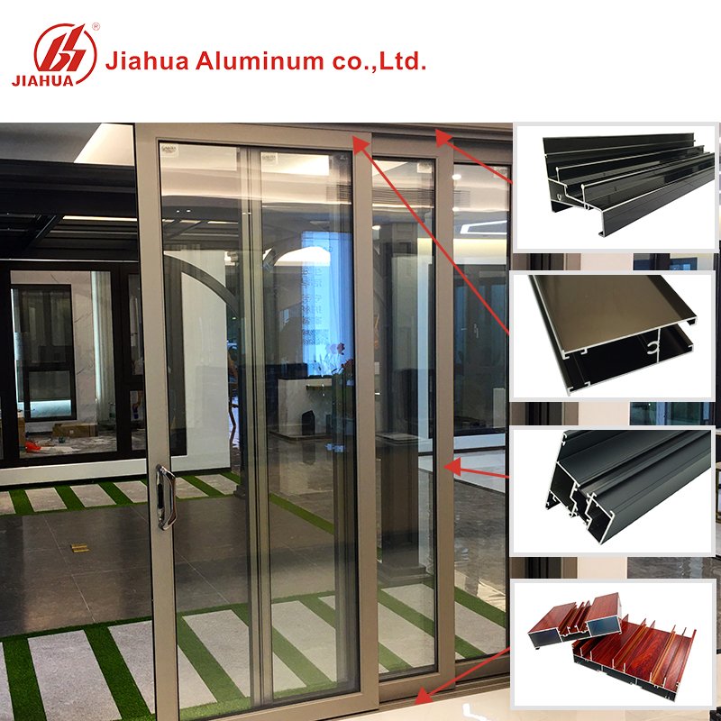 JIAHUA Top Quality Window Aluminum Profile,Customized Window Profile,Door Profile