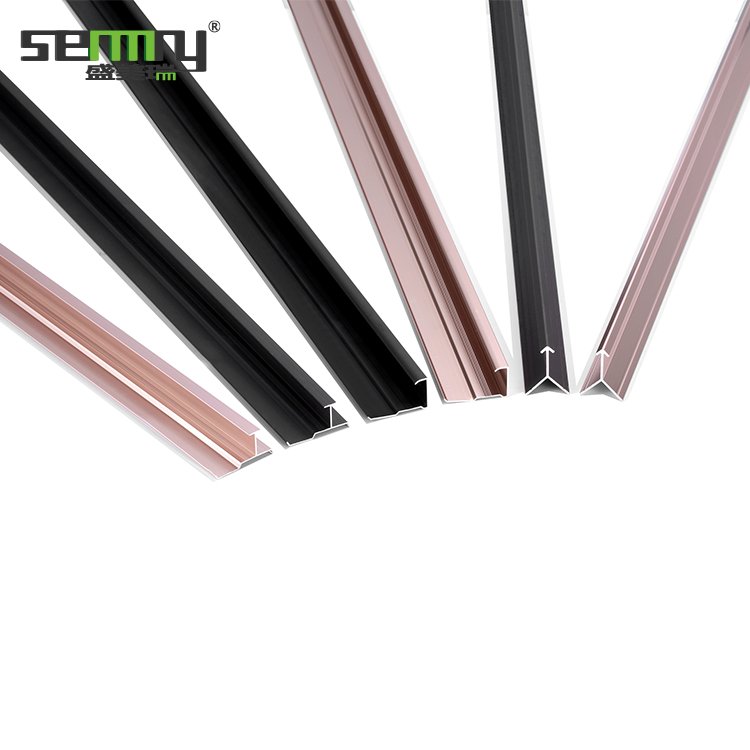 H Shape Trim Building Material tile trim aluminum Profile Protection Aluminium accessories