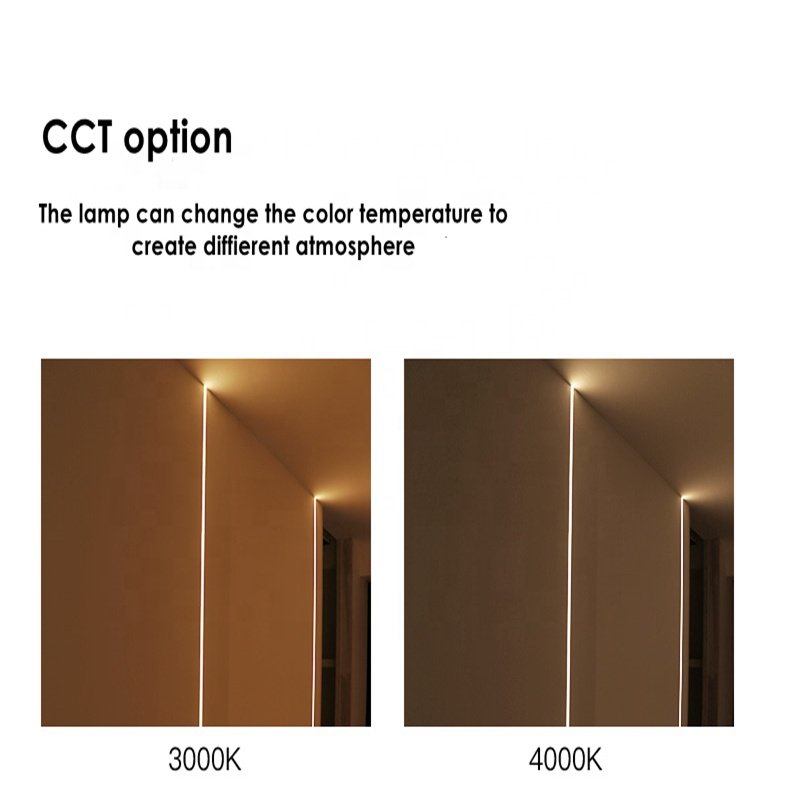 Modern viewing 45 degree cabinet closet Recessed Led Profile no glare design Led Aluminum Profile for furniture