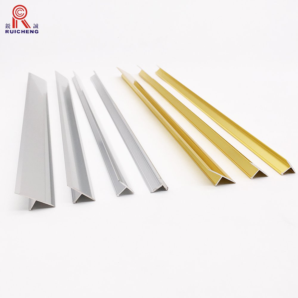Standard Building product Accessories Shaped Edge Tile Trim Corner T Slot Aluminum Profile