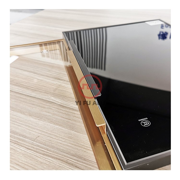 In stock 7 colors cabinet aluminum frame for cabinet door glass aluminum profile