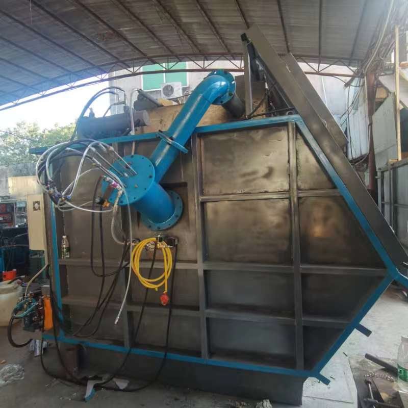 3T Gas Aluminum Melting Furnace aluminum melting furnace gas tilting Gas energy saving aluminum melting furnace