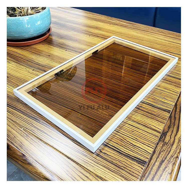 Extruded aluminum profile glass door wardrobe slim frame profile for cabinet