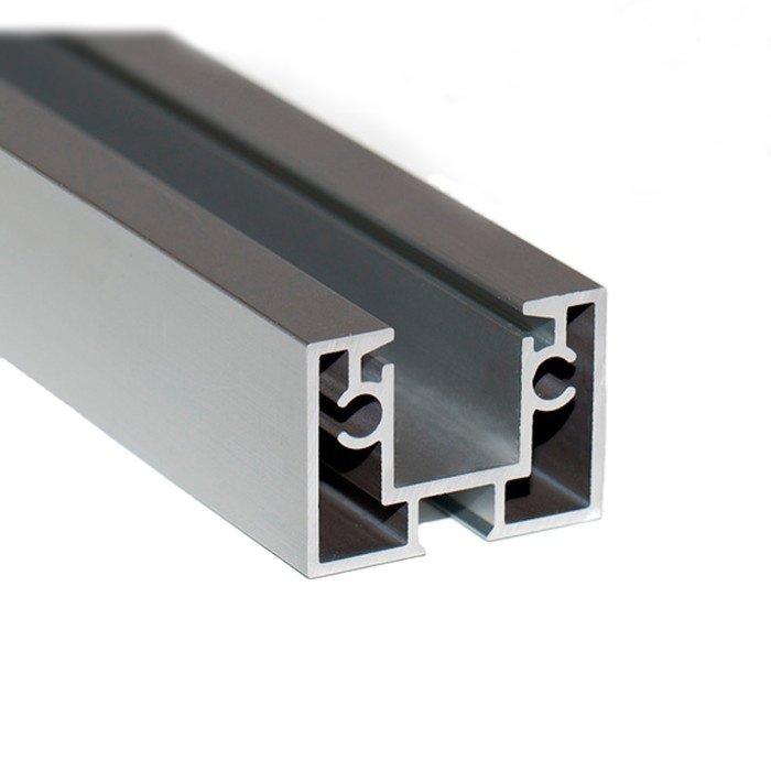 Aluminum u channel profile with led light for stainless 6mm 8mm 10mm 12mm frameless tempered sandwich glass railing balustrade