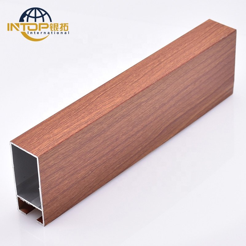 Extrusion Aluminum Profiles For Windows Perfiles De Aluminio Custom Wood Grain Aluminum Alloy Profiles