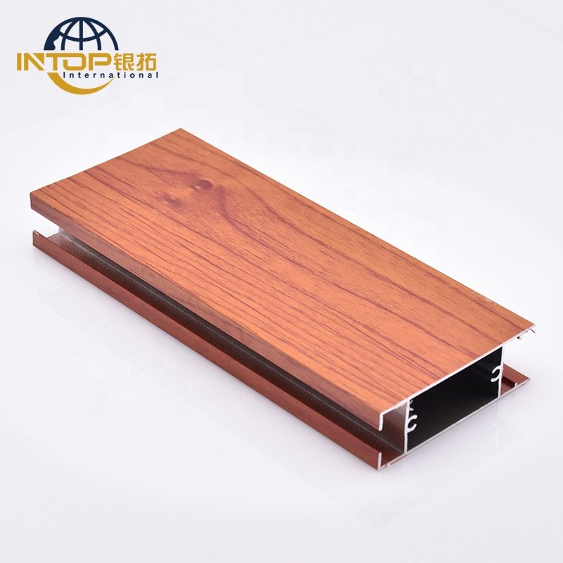 Extrusion Aluminum Profiles For Windows Perfiles De Aluminio Custom Wood Grain Aluminum Alloy Profiles