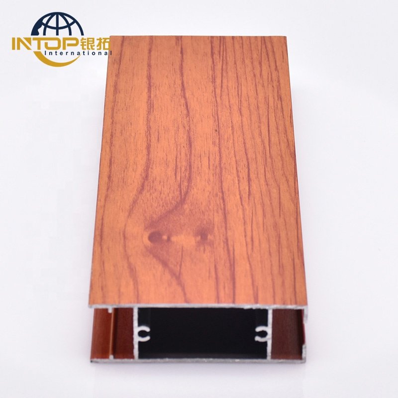 Extrusion Aluminum Profiles For Windows Perfiles De Aluminio Custom Wood Grain Aluminum Alloy Profiles
