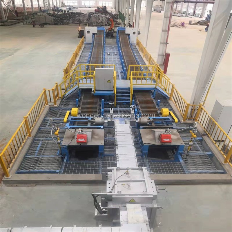 WONDERY Professional Supplier Full Automatic Control FC200-250 cast iron Ingot Mold Aluminum Ingot Making Machine