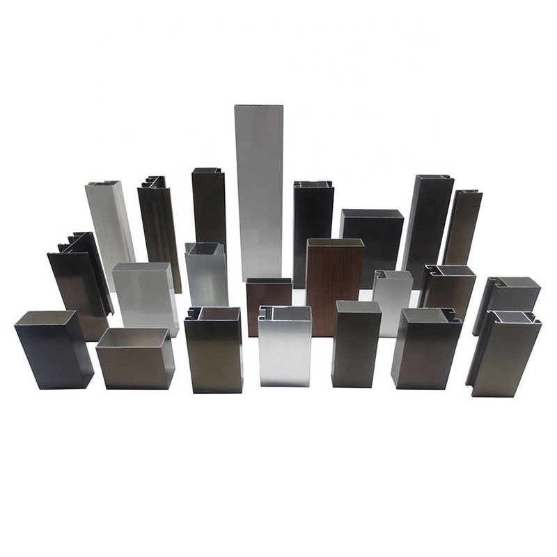 Profile Aluminum Factory Sliding Door Frame Aluminum Square tube Casement Window Custom Aluminum Profiles