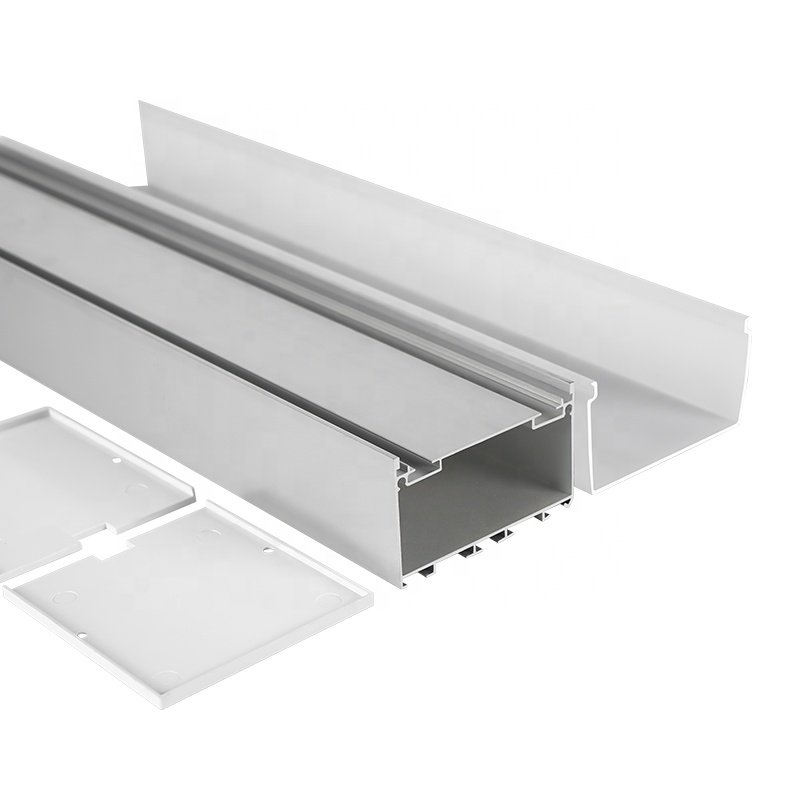 S70 Best Three Sided Luminous Surface Extrusion Channel Led Aluminium Profile for Home Decoration Profile Aluminum