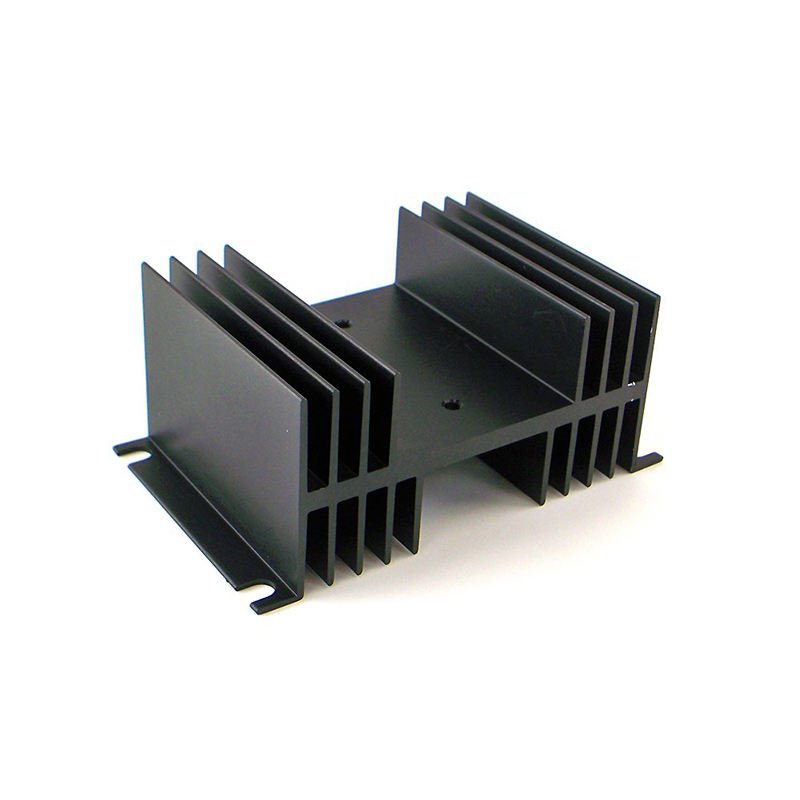 Alu alloy disipadores de calor extruded aluminium anodized heat sink water cooling heatsink