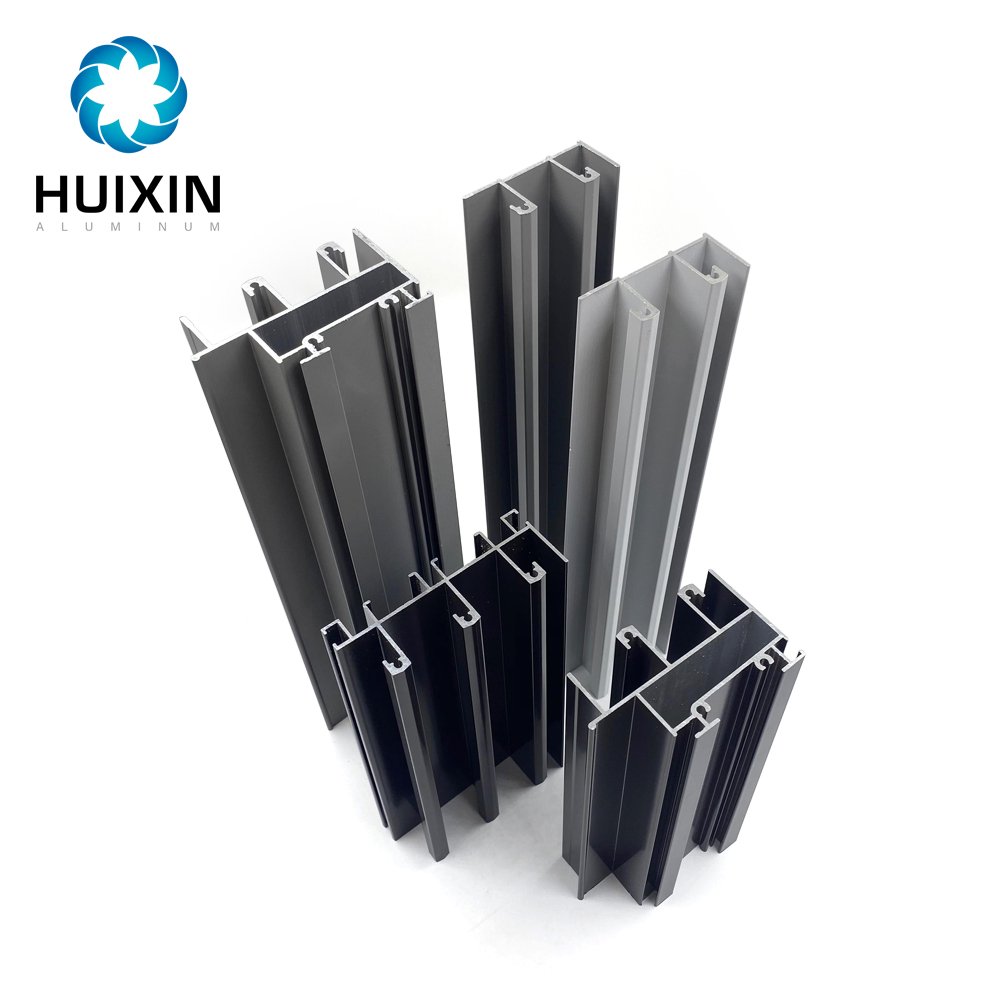 Aluminum Section Glass Sliding Door Window Frame Profile Aluminium
