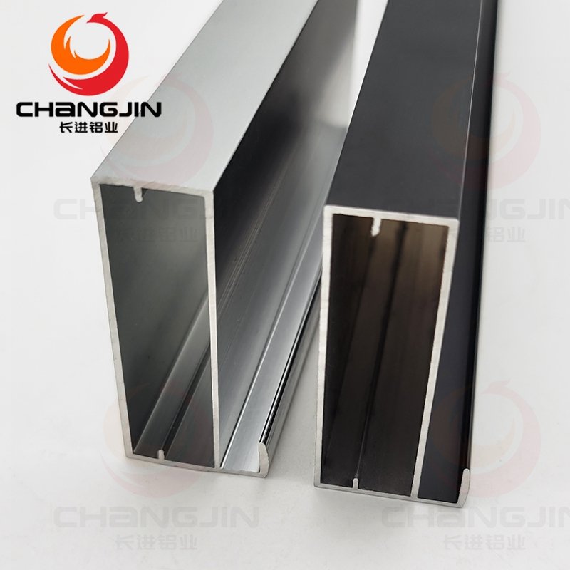 6063 t5 aluminum kitchen cabinet wardrobe frame glass door profile