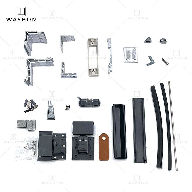 50 slim door Profile Frameless Aluminum Flush Hidden Invisible Bedroom Living Interior Others Frameless Doors Aluminum Profile