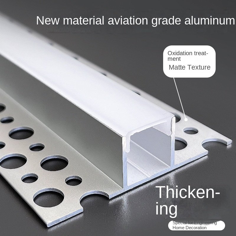 High Quality Embedded Bar Linear Strip Light Household Concealed Led Aluminum Profile Ceiling Lamp For Walls And Corners