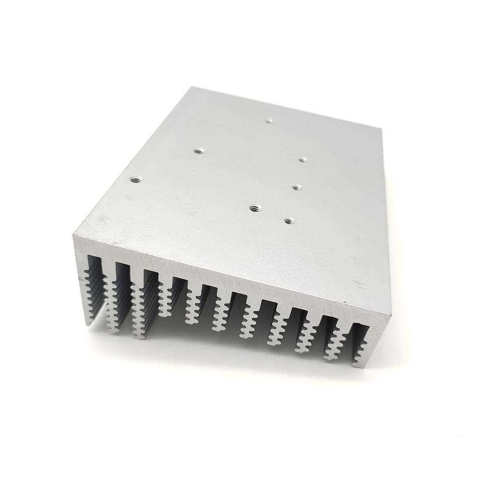 High quality extruded industrial parts radiator aluminum profile can support customization