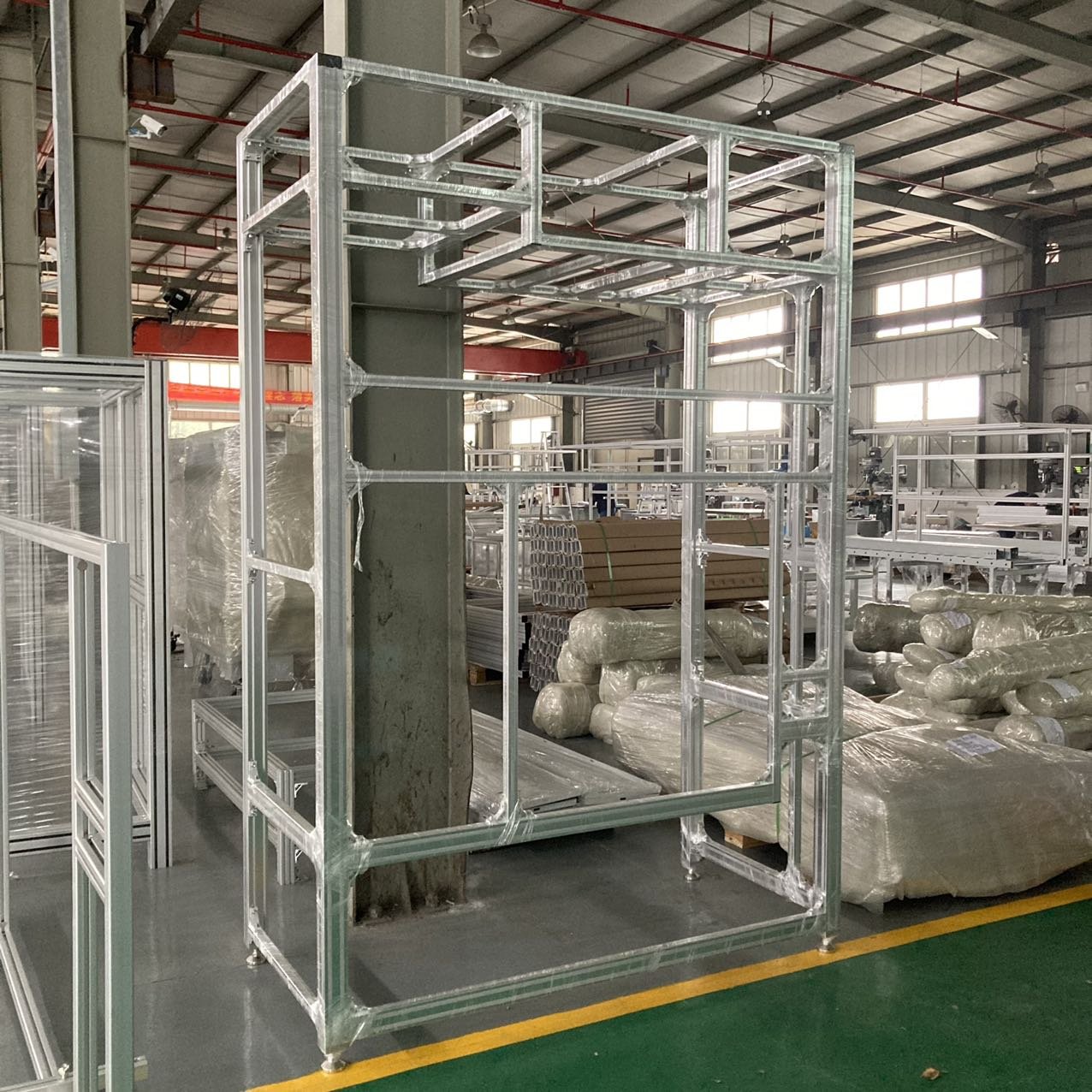 2022 Aluminum OEM 40X80 profiles in stocks anodized silver CNC cutting industrial perfect aluminum extrusion