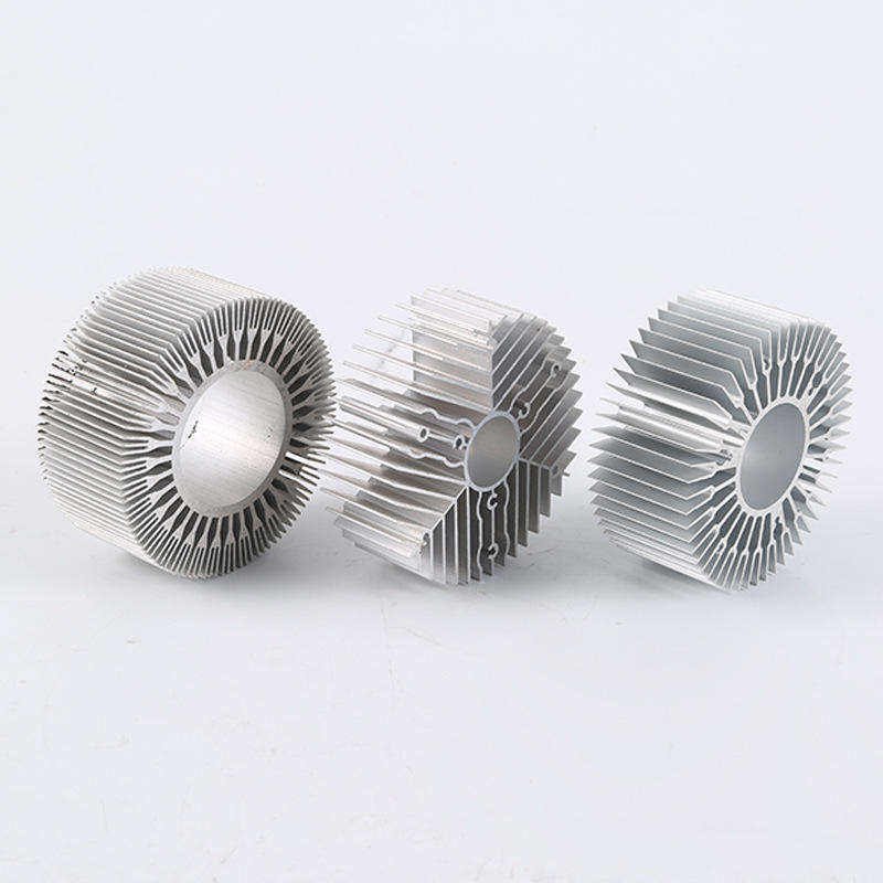 80mm 90mm Aluminium Round Heatsink Plate Led Aluminum Circular Extrusion Heat Sink
