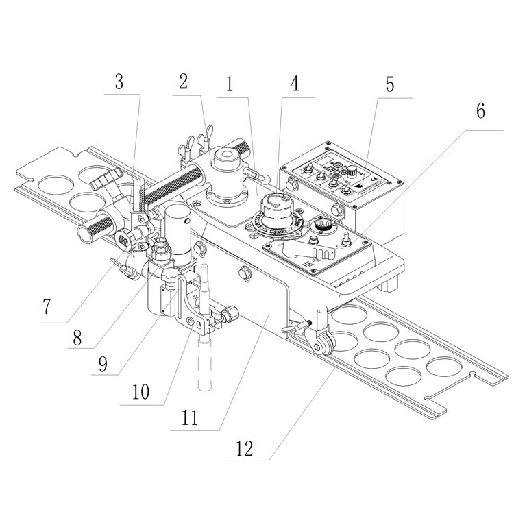 HK-12MAX-3-S MIG - MAG Welding Carriage With Oscillation