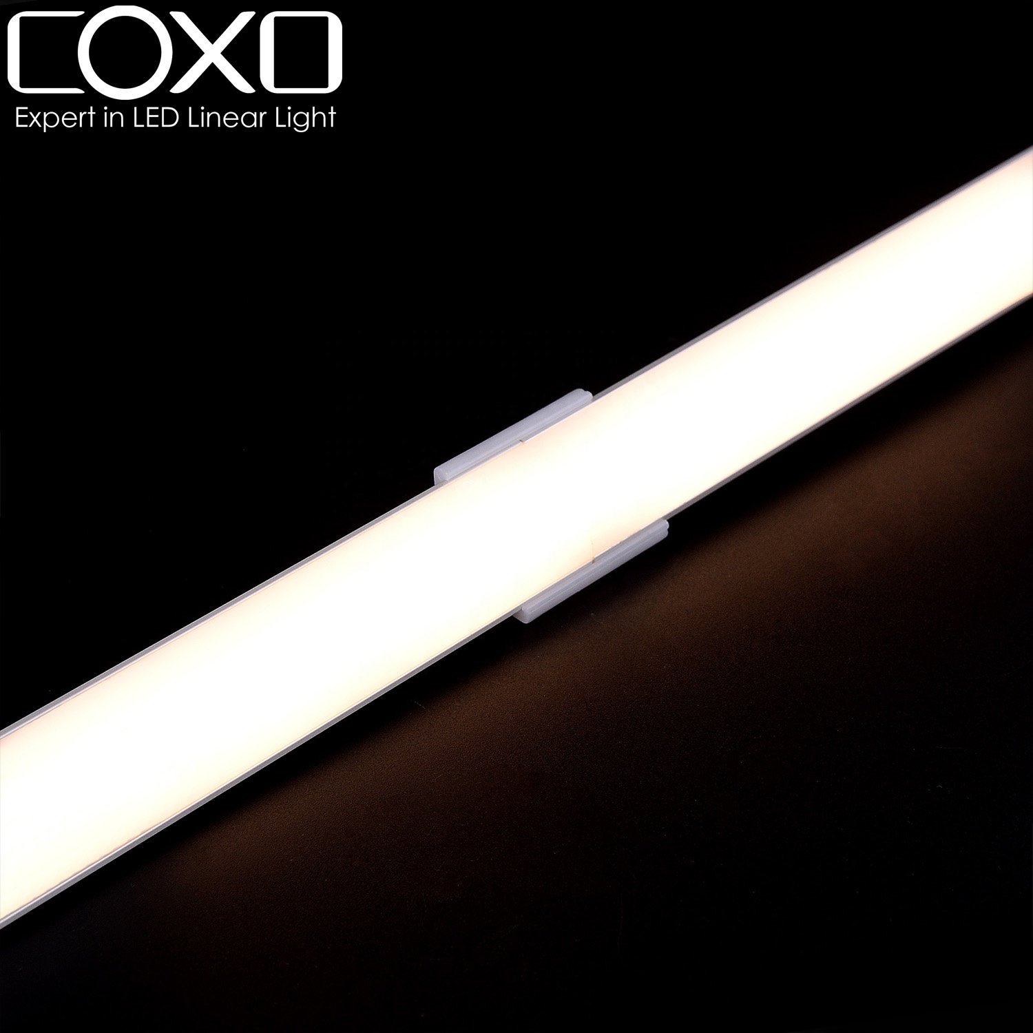 Straight connector for led profile plastic aluminum profile connector