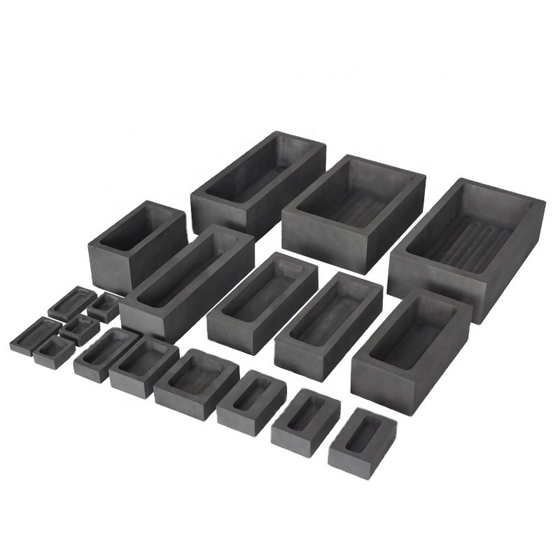 Factory Price Graphite Crucible Ingot Molds for Precious Metal Gold Silver Copper Bar Casting Customized Carbon Moulds