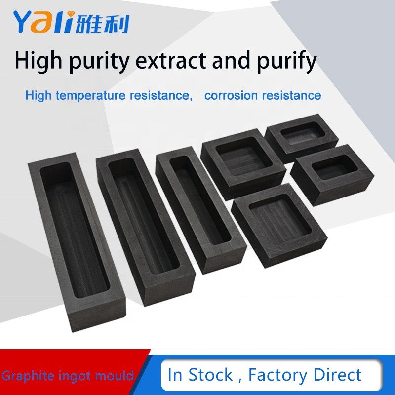 Factory Price Graphite Crucible Ingot Molds for Precious Metal Gold Silver Copper Bar Casting Customized Carbon Moulds