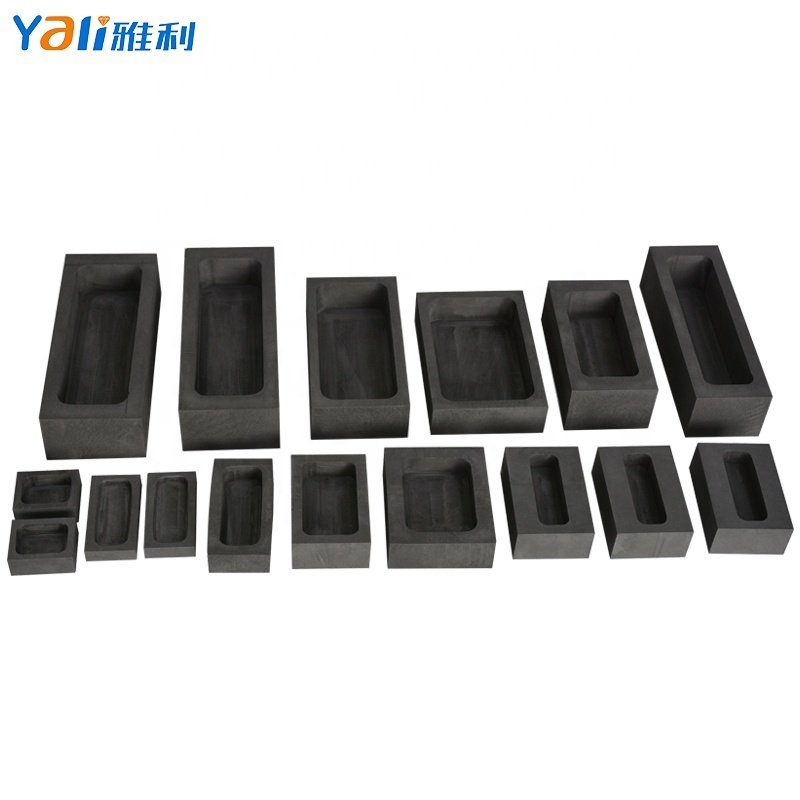 Factory Price Graphite Crucible Ingot Molds for Precious Metal Gold Silver Copper Bar Casting Customized Carbon Moulds