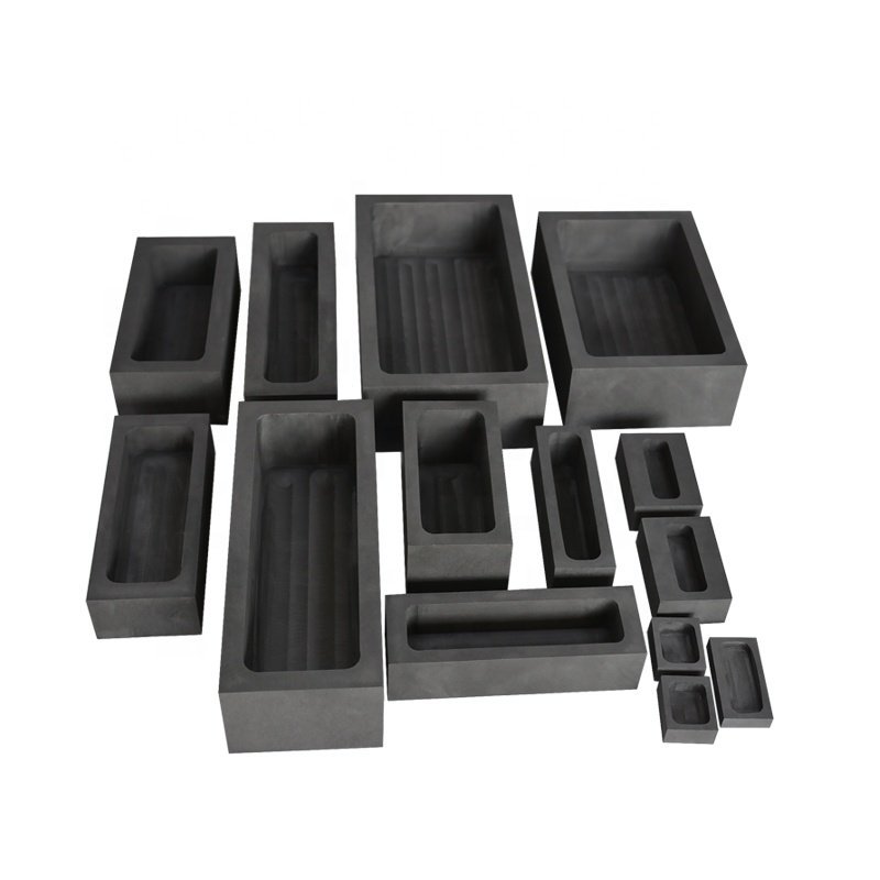 Factory Price Graphite Crucible Ingot Molds for Precious Metal Gold Silver Copper Bar Casting Customized Carbon Moulds