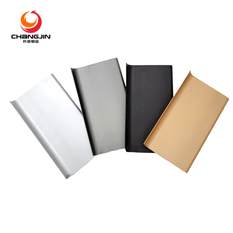 Waterproof Aluminium profile shadow line skirting board/Sturdy and durable baseboard