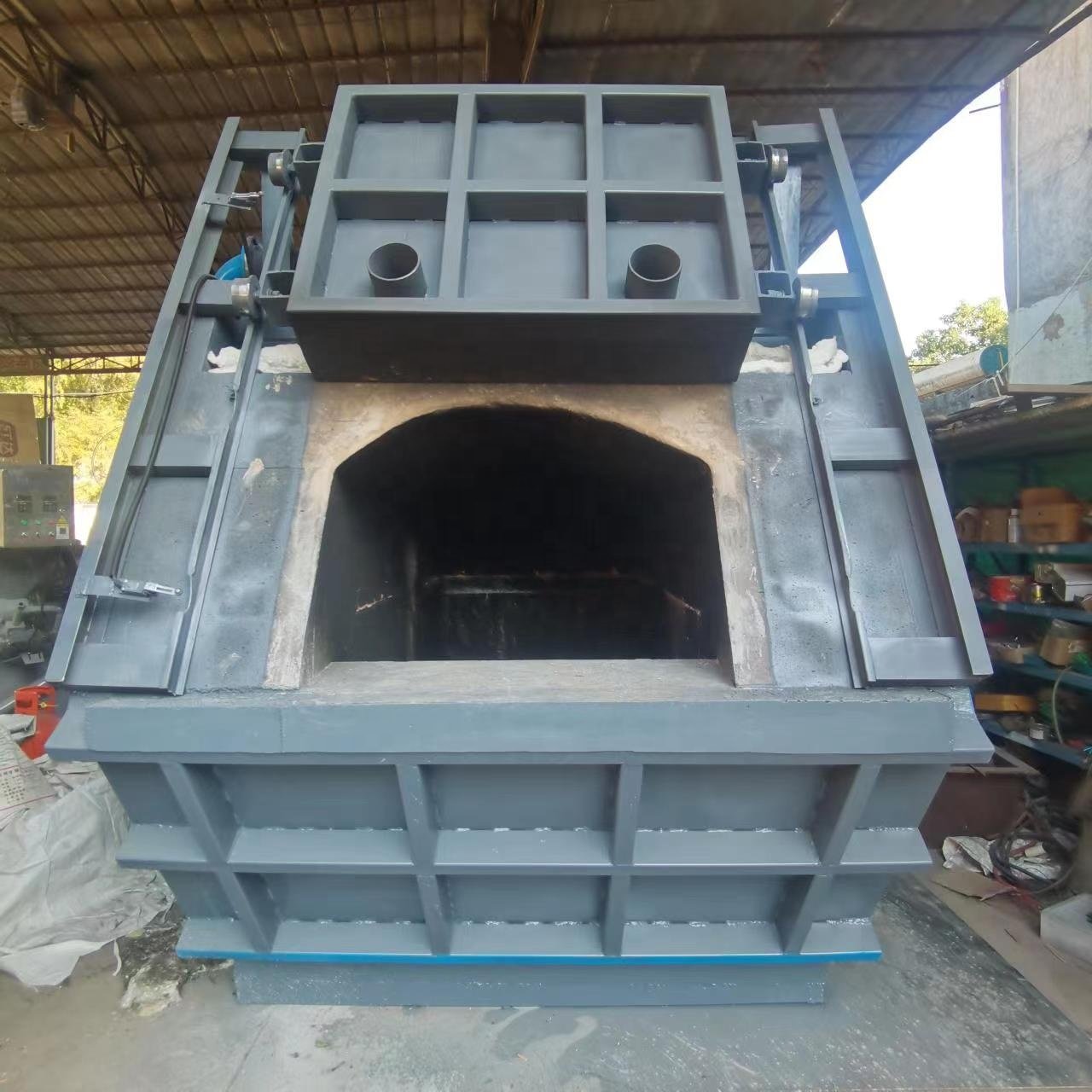 2T Gas energy saving aluminum melting furnace Gas Aluminum Melting Furnace aluminum melting machine