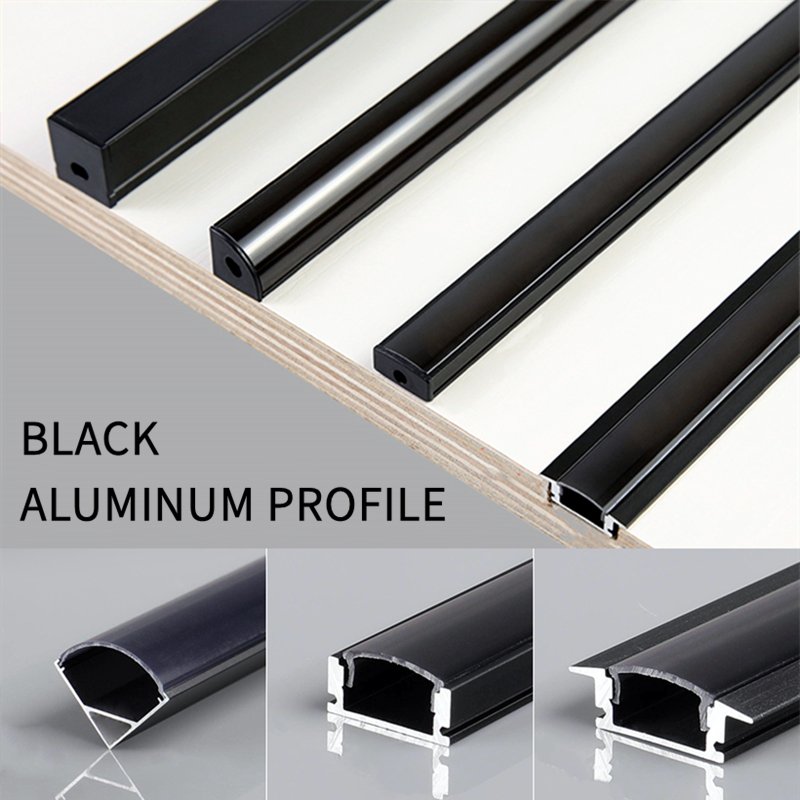 1m 2m 3m led alu skirting aluminium profile for led lighting strip outdoor profile Super slim recessed aluminum light profile