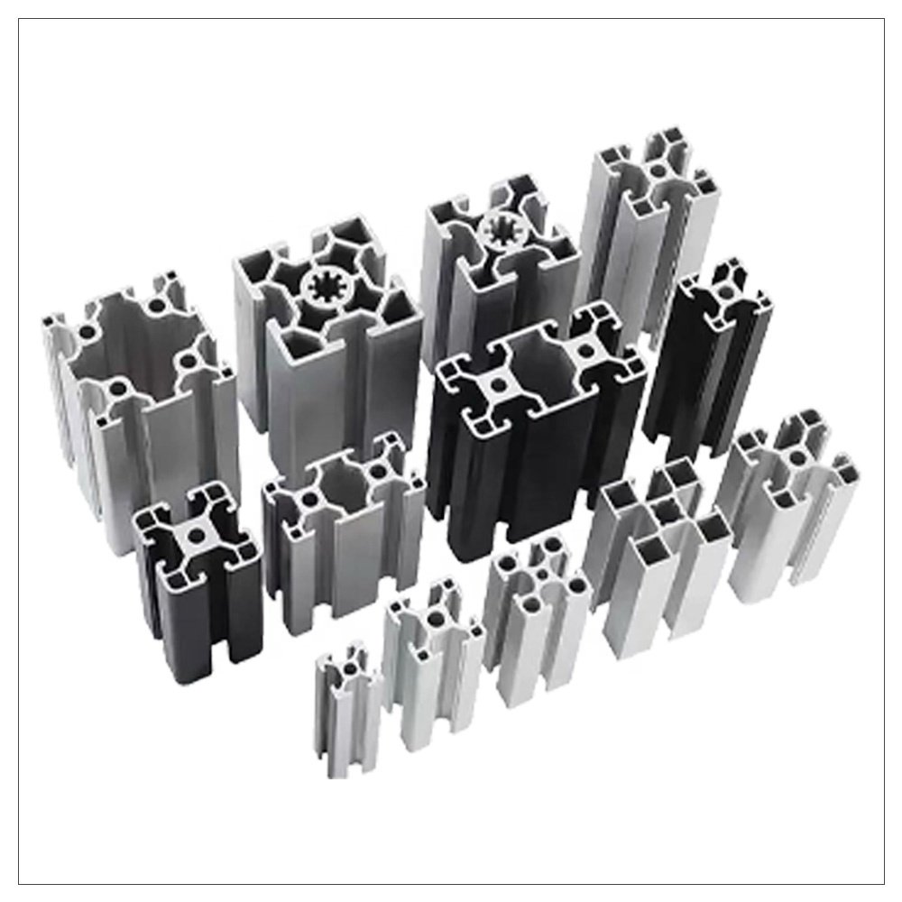 Industrial Aluminum Profile 2020 2040 2060 2080 Series V Slot 3d Printer Aluminum Square Tube Work Table Aluminum Profiles