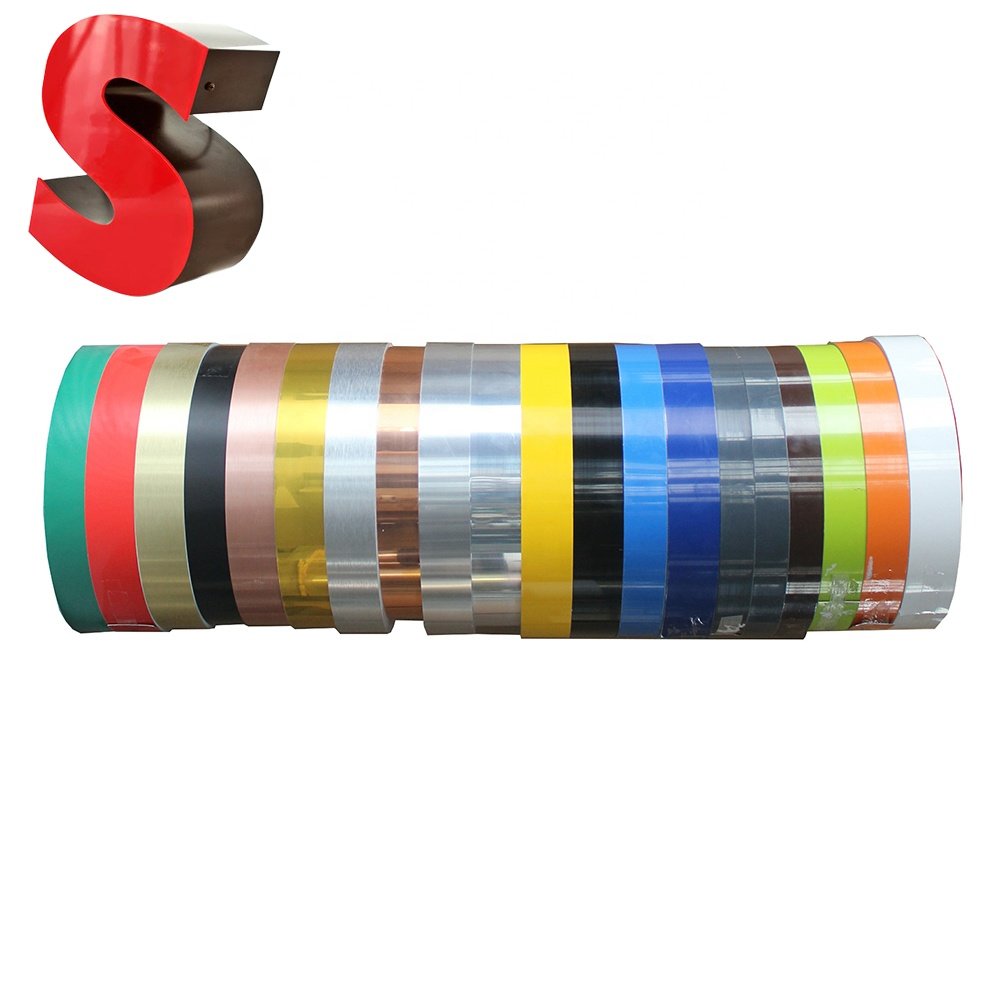 Aluminum profile coil black led strip 10mm channelume for channel letter