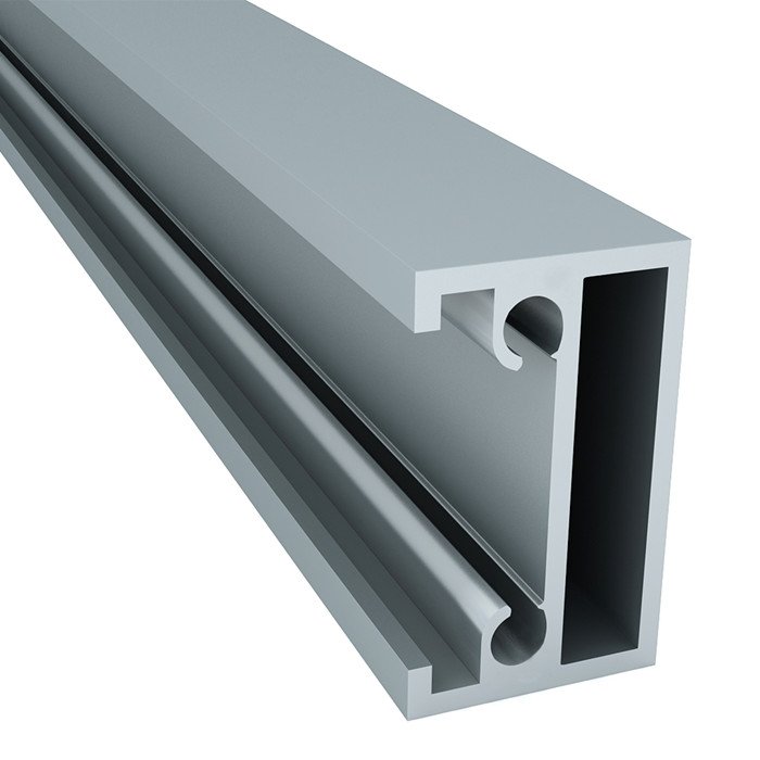 Custom Designed New Mold Aluminium Profile Rail Aluminum Alloy Track for Wardrobe Door
