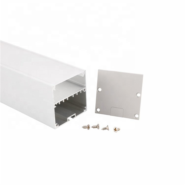 50x50mm Aluminum profile led linear direct indirect light for office hotel school