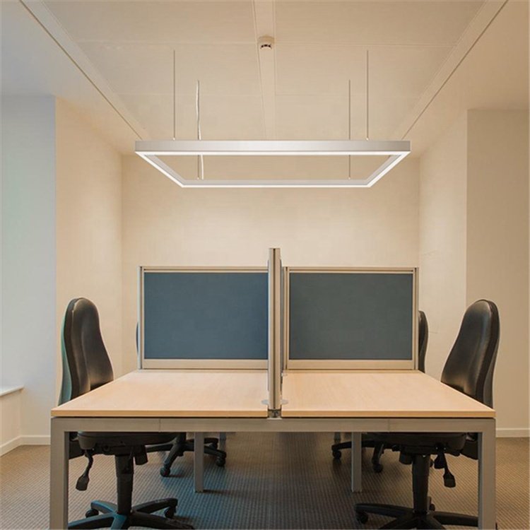 50x50mm Aluminum profile led linear direct indirect light for office hotel school