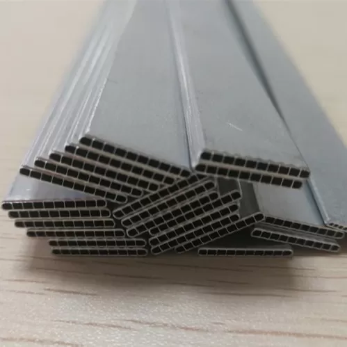 Aluminum Profiles For Heat Sink 3102 3003 Parallel Flow Aluminum Microchannel Flat Tube