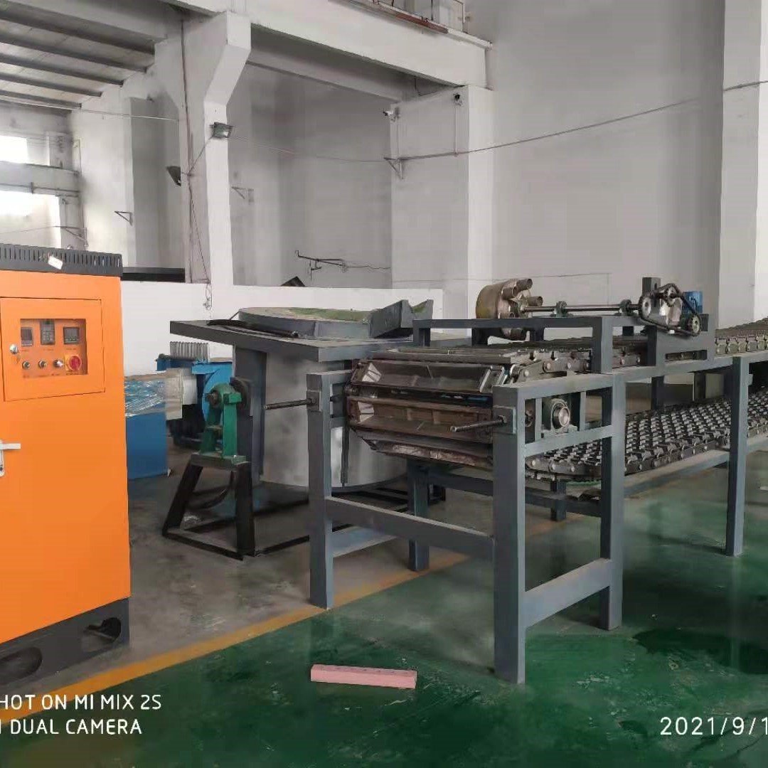 aluminium copper scrap melting furnace ingot machine aluminum scrap induction crucible furnace Ingot casting line 5T per day