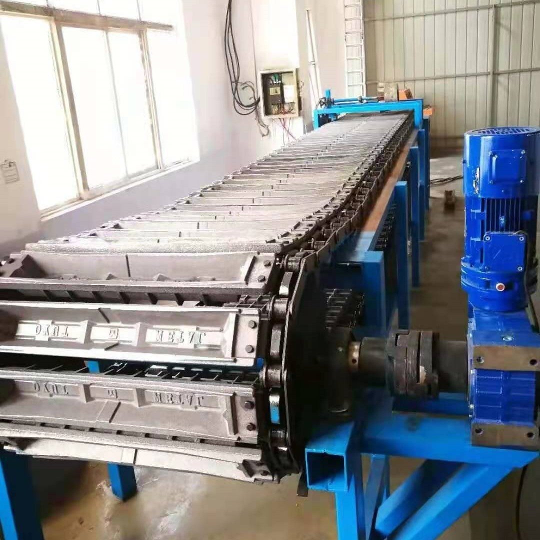 aluminium copper scrap melting furnace ingot machine aluminum scrap induction crucible furnace Ingot casting line 5T per day
