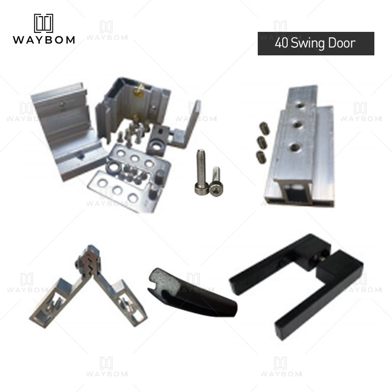 40 slim aluminum profile door hinges anodized aluminum profile window door swing casement door aluminum profile perfect system