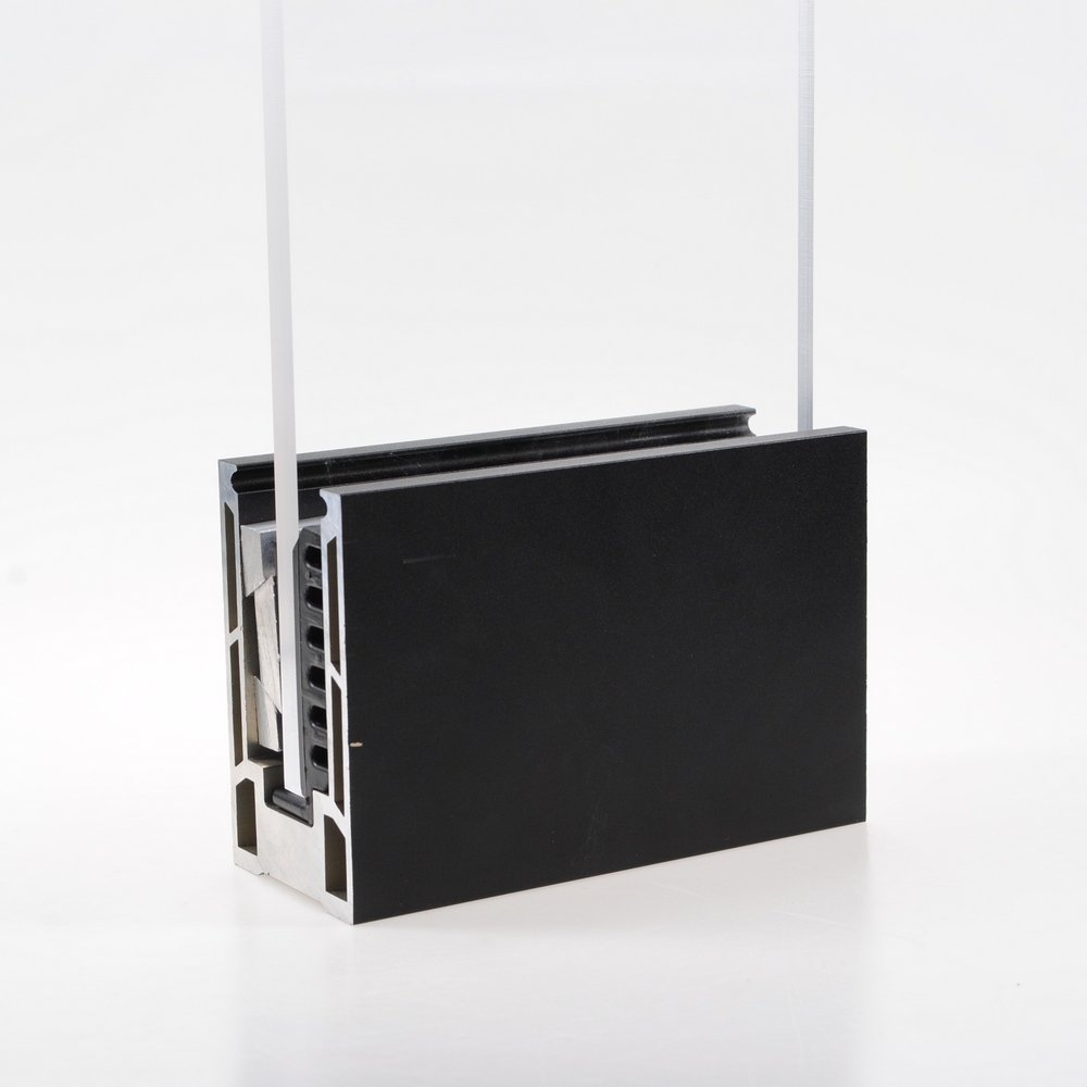ZHONGLIAN Aluminium Profile 6063 T5 Aluminum Glass Rail Extrusion For Stair and Balcony