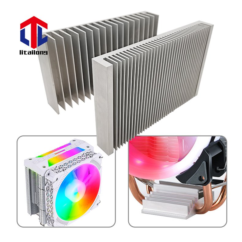 Industrial Heatsink aluminum Profile Heat Sink 6063 6064 6061 t5 CNC Machining aluminum alloy radiator