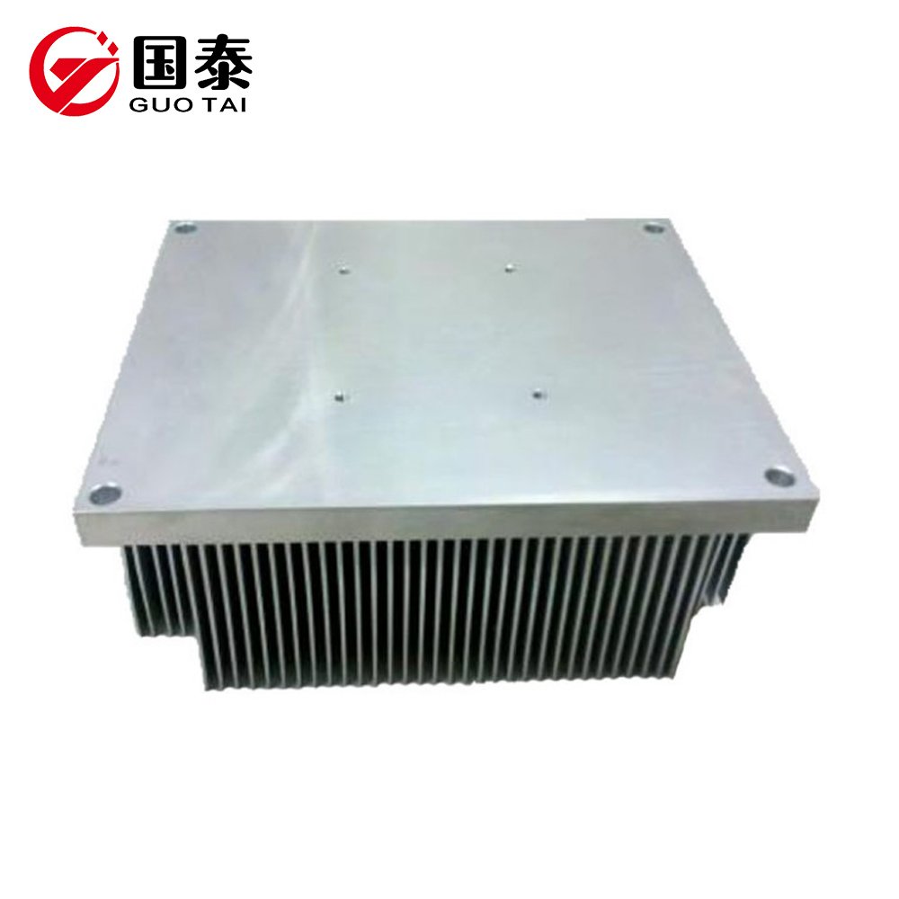 Custom Industrial Aluminum Extrusion Profiles Aluminum Heat Sink With Cutting Bending Welding Punching Services For Cabinets