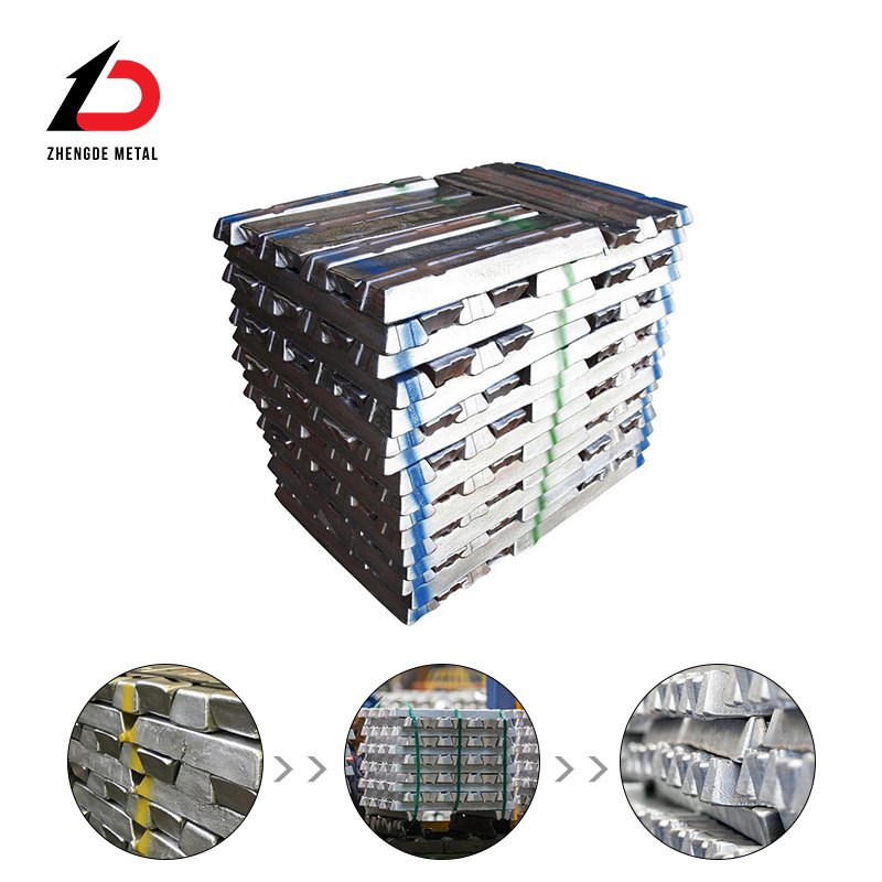 Aluminum Ingot A7 A8 A9 Pure Aluminium Ingot 99.7% 99.85% 99.9% Al Ingot